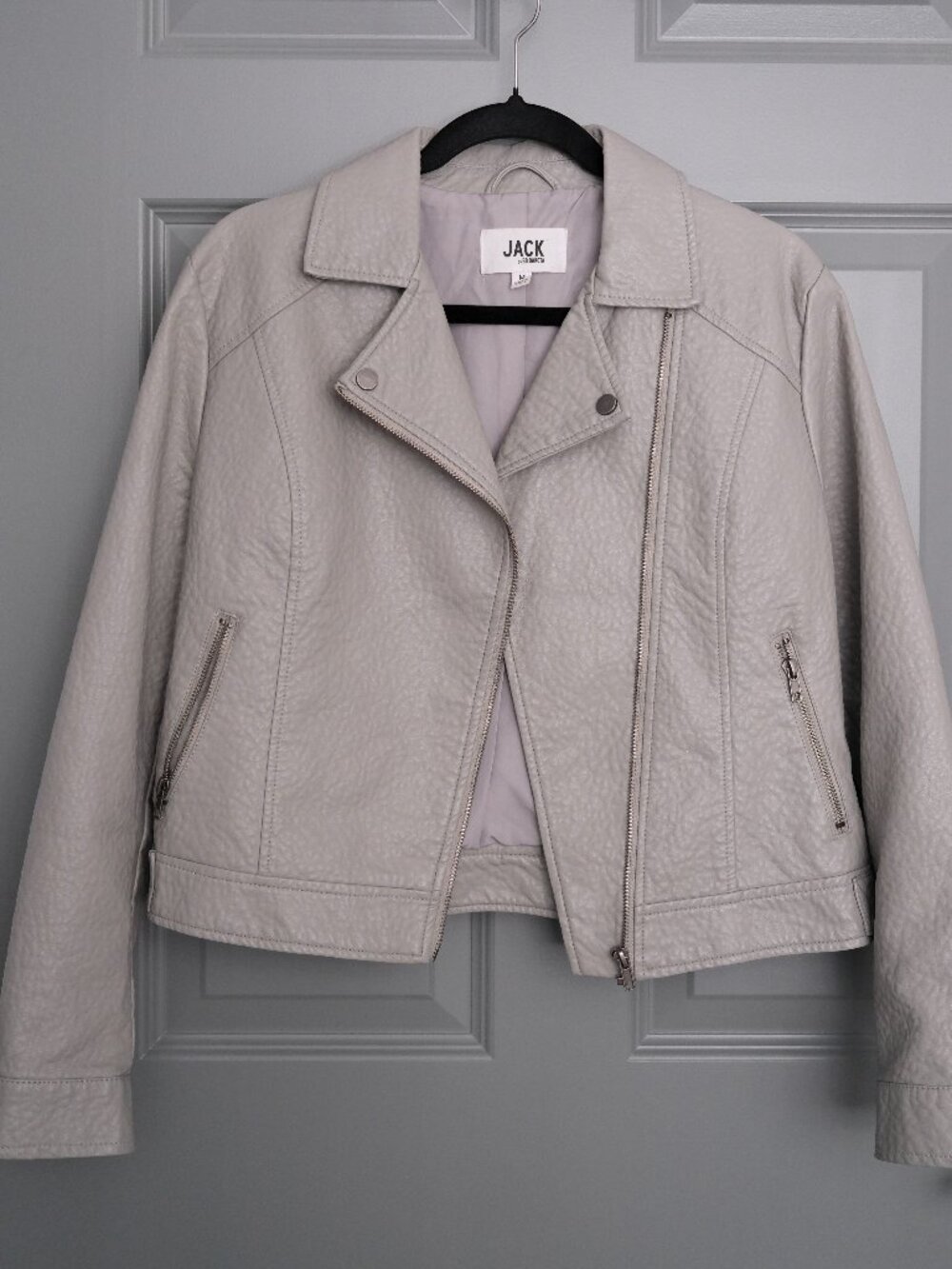 Jack by BB Dakota Faux Leather Zip-up Jacket